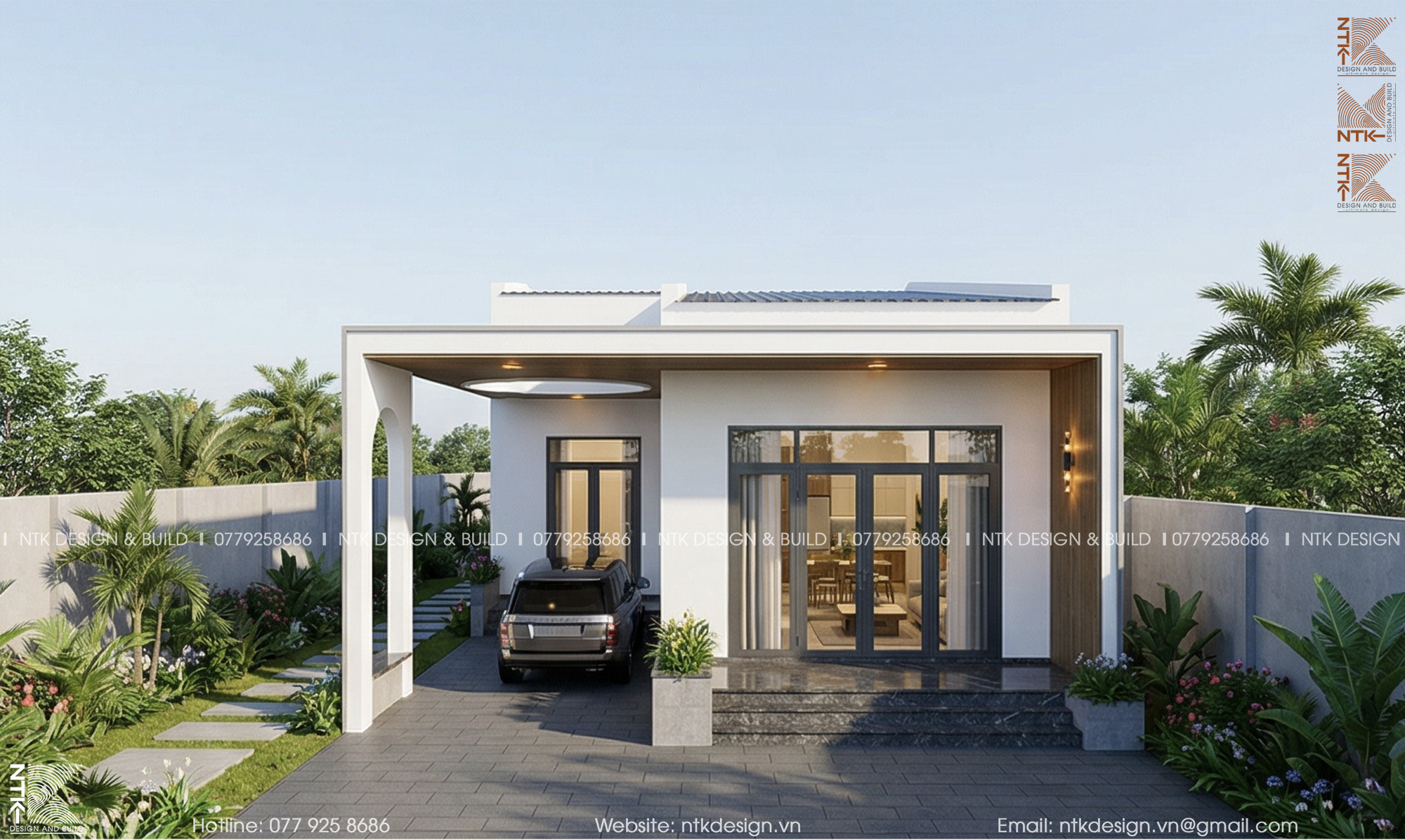 Thiết kế nhà cấp 4 hiện đại tiết kiệm chi phí