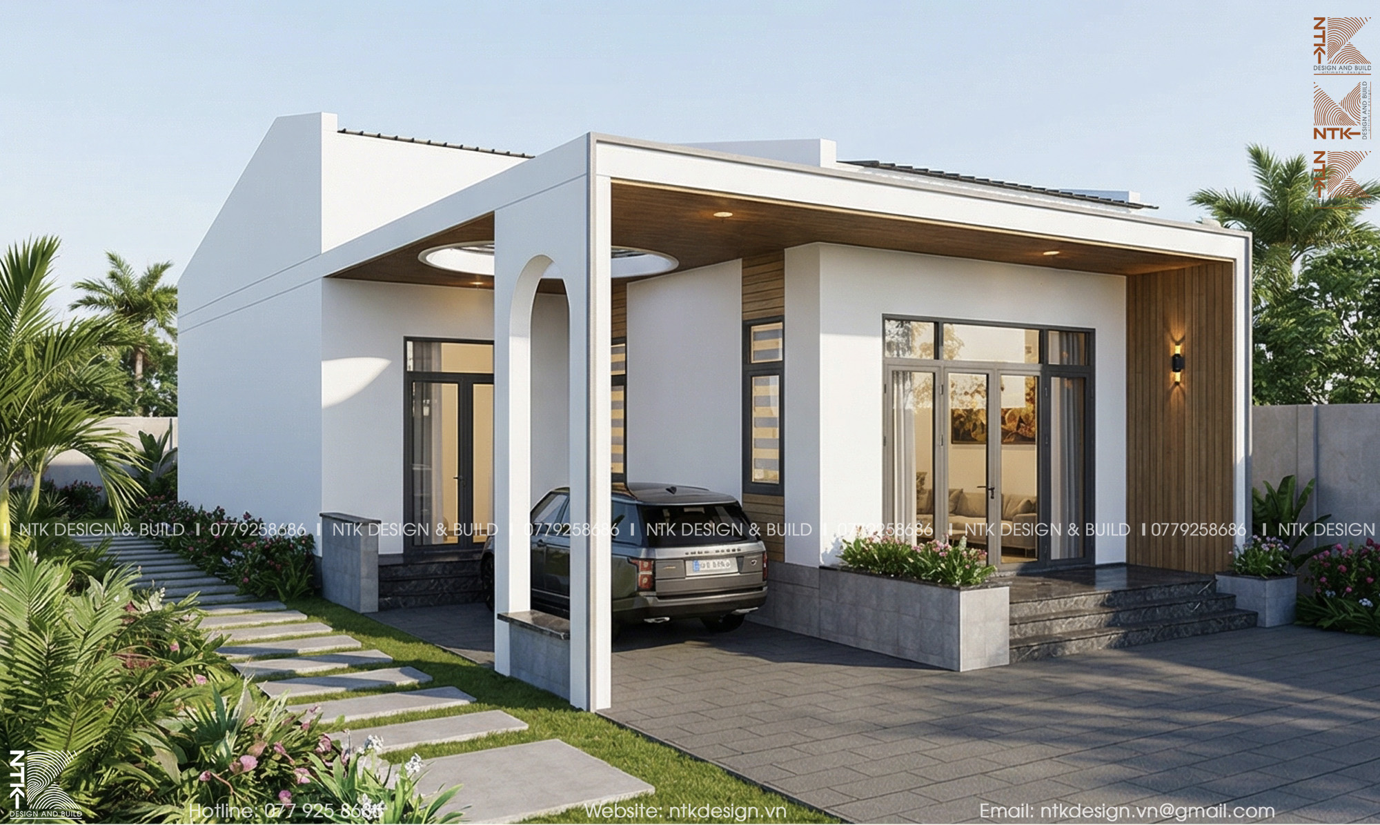 Thiết kế nhà cấp 4 hiện đại tiết kiệm chi phí