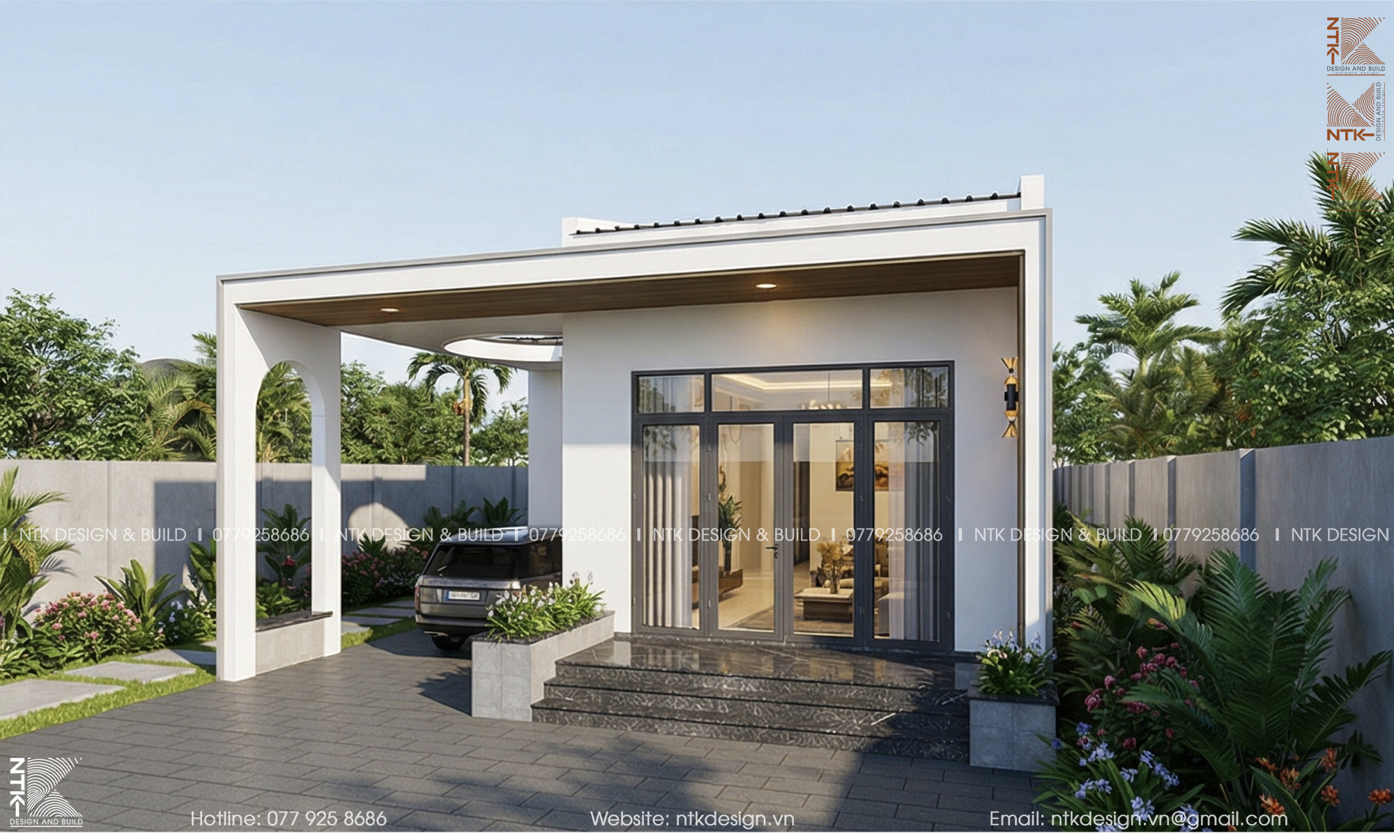 Thiết kế nhà cấp 4 hiện đại tiết kiệm chi phí