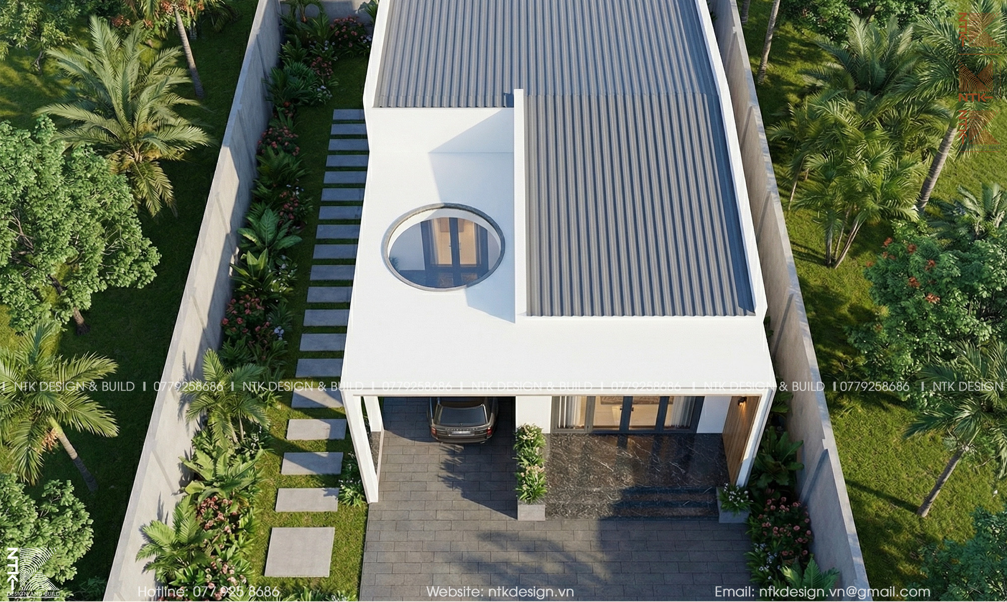 Thiết kế nhà cấp 4 hiện đại tiết kiệm chi phí