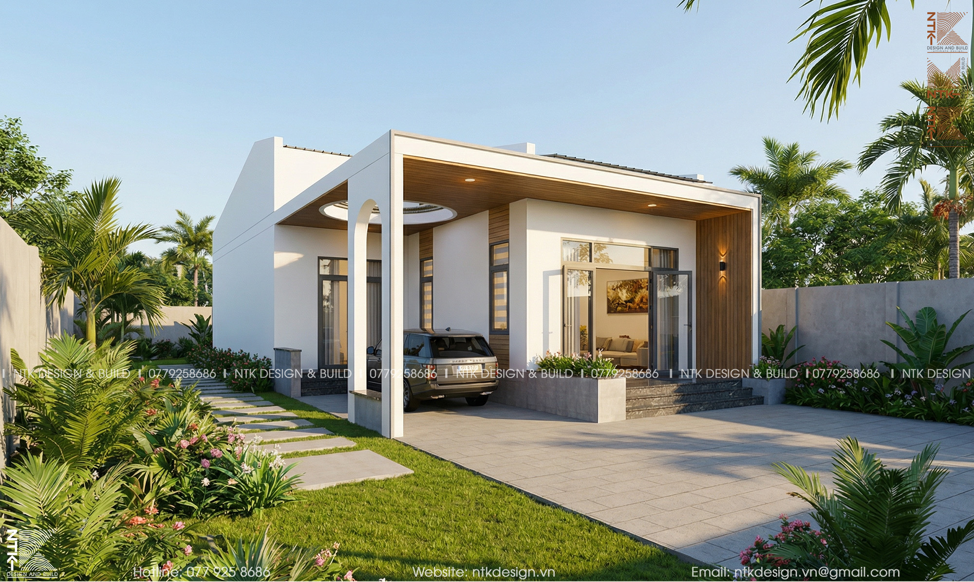 Thiết kế nhà cấp 4 hiện đại tiết kiệm chi phí