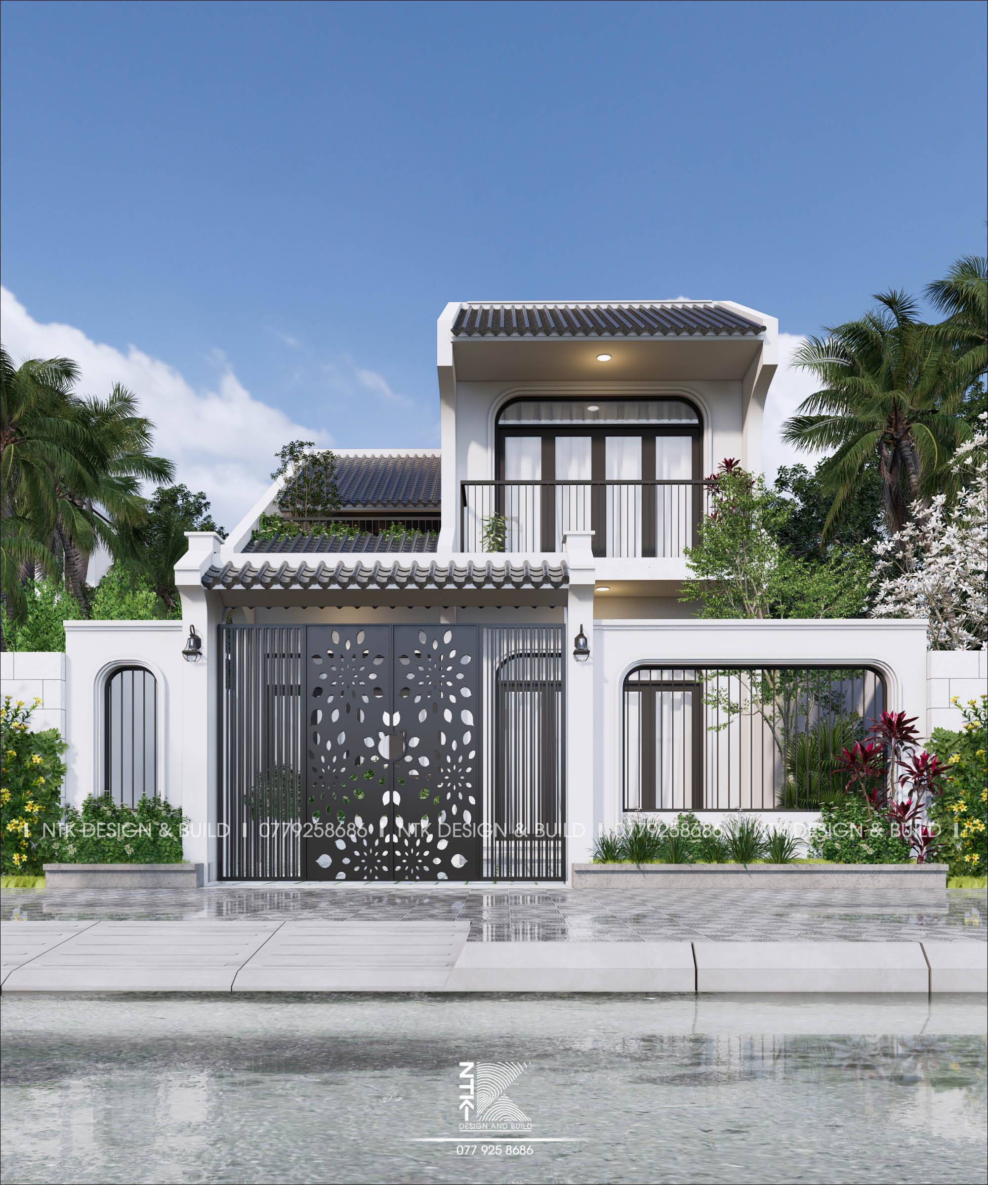 Thiết kế biệt thự phong cách indochine