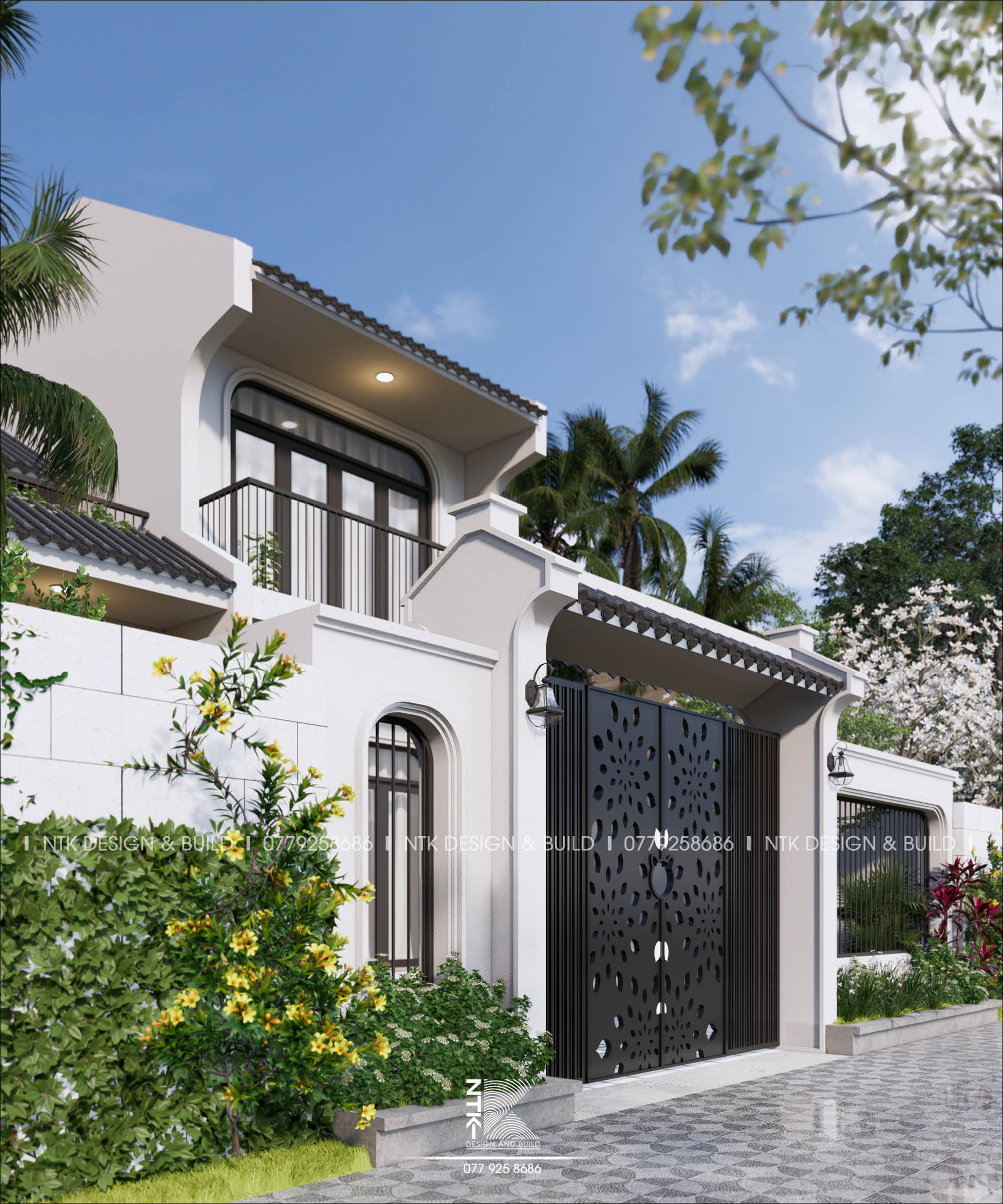 Thiết kế biệt thự phong cách indochine