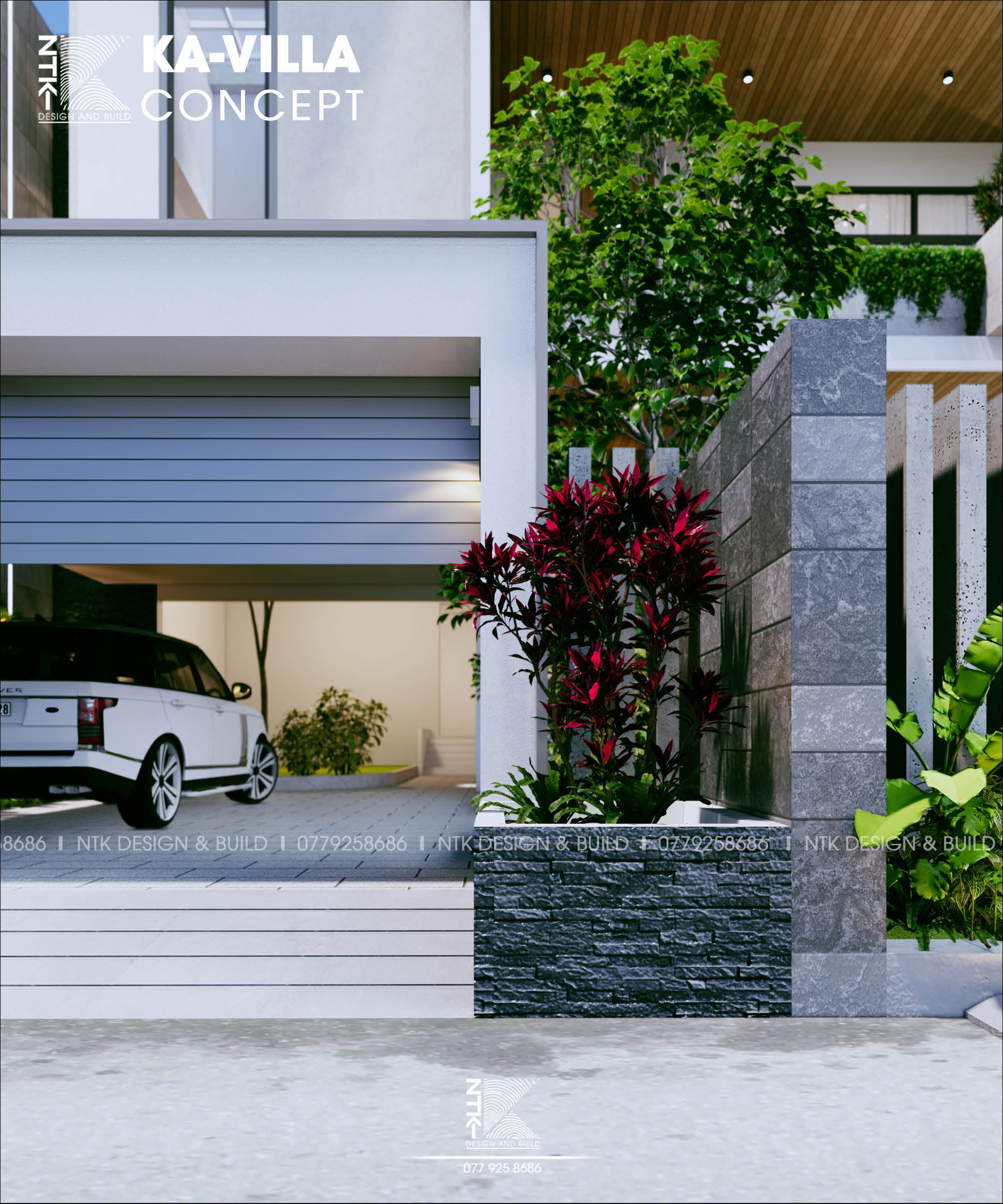 biệt thự hiện đại 20x25 tại Bảo Lộc 6