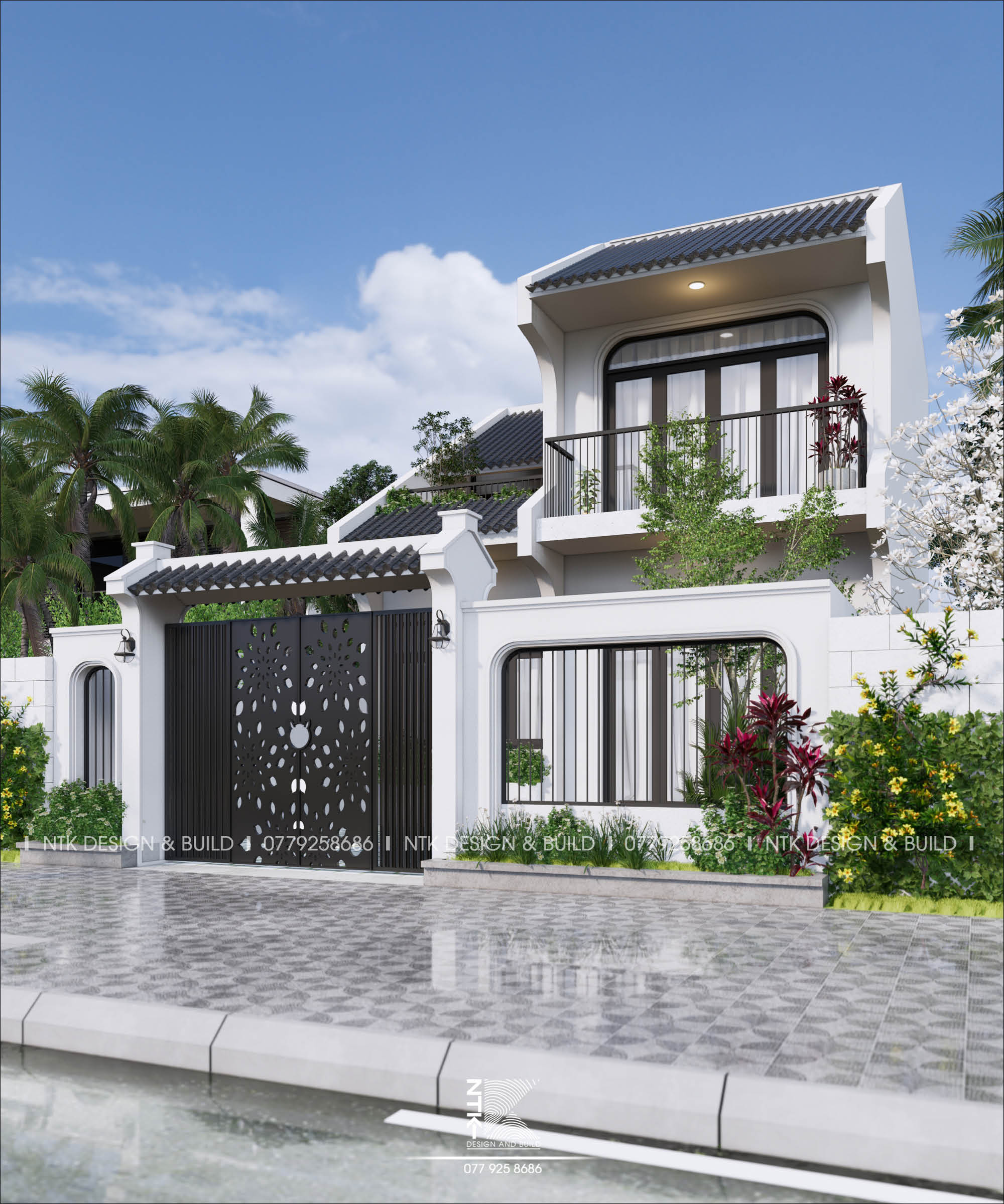Thiết kế biệt thự phong cách indochine