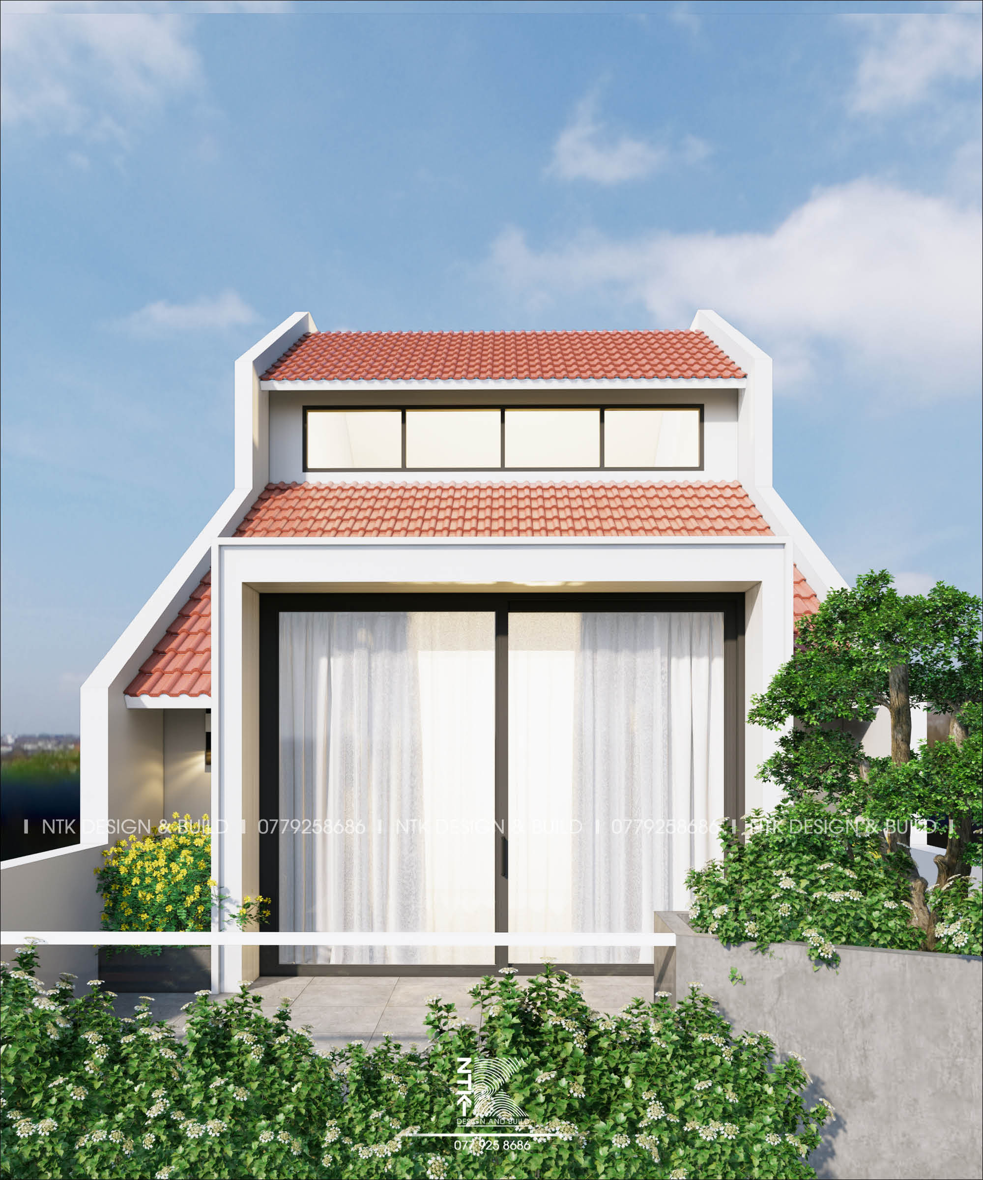 Thiết kế biệt thự 3 tầng 6x20m