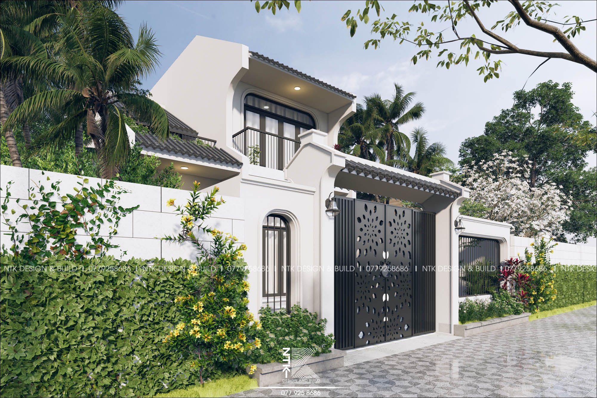 Thiết kế biệt thự phong cách indochine