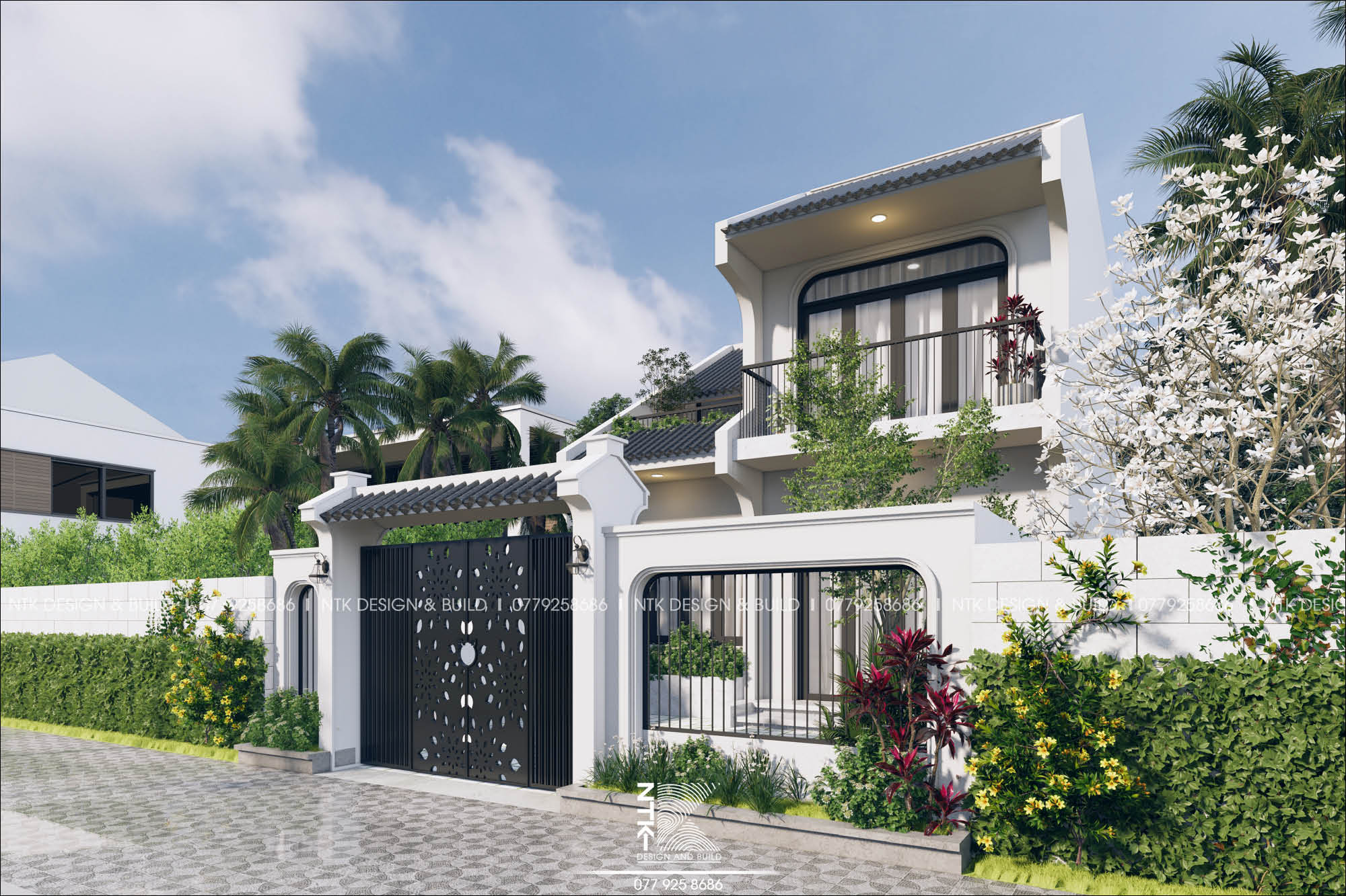 Thiết kế biệt thự phong cách indochine