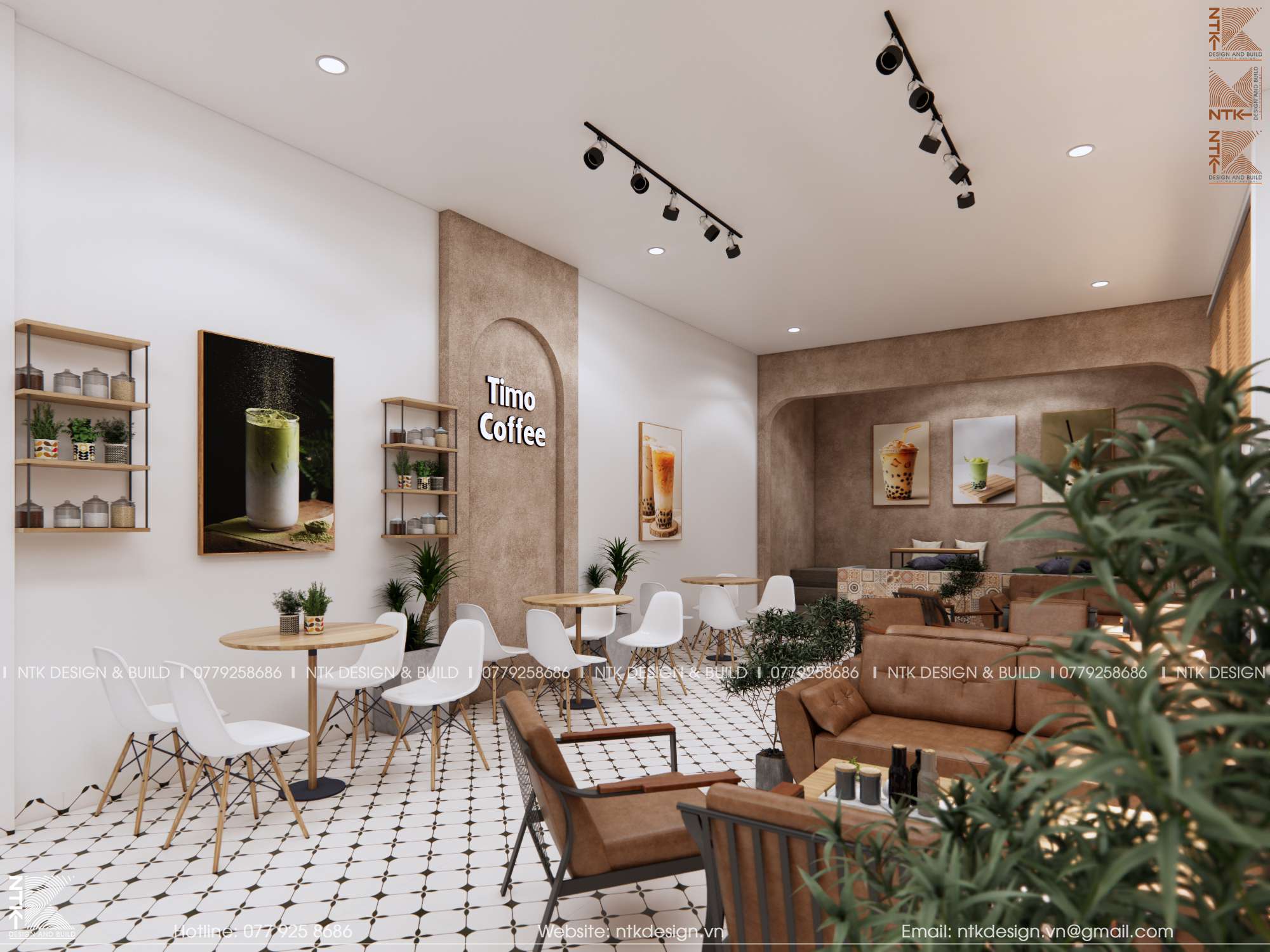 Thiết kế quán cà phê tại Bảo Lộc