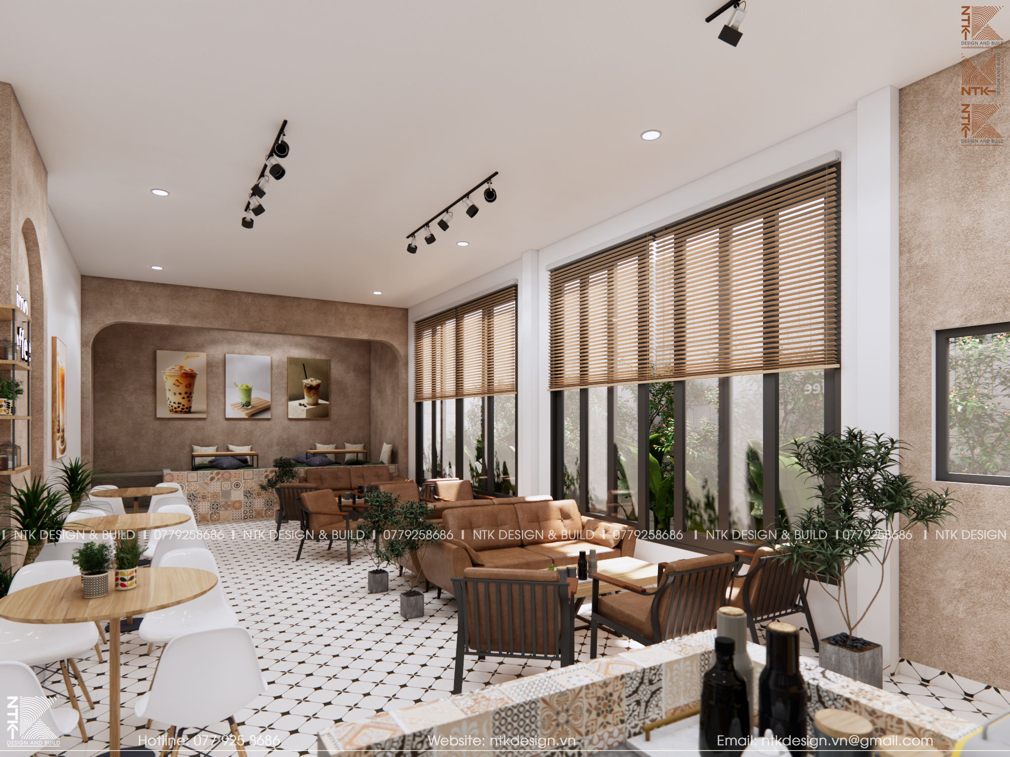 Thiết kế quán cà phê tại Bảo Lộc