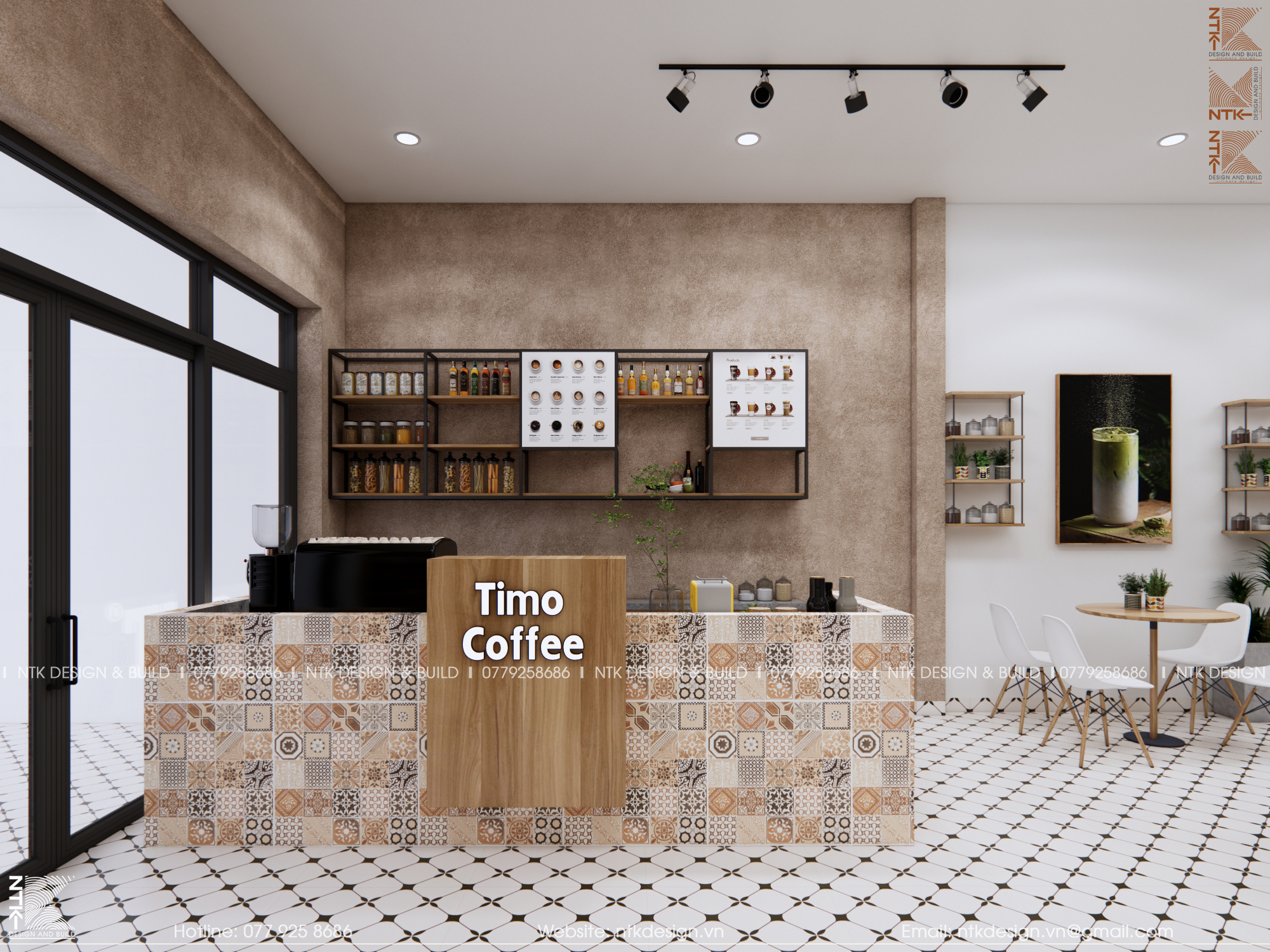 Thiết kế quán cà phê tại Bảo Lộc