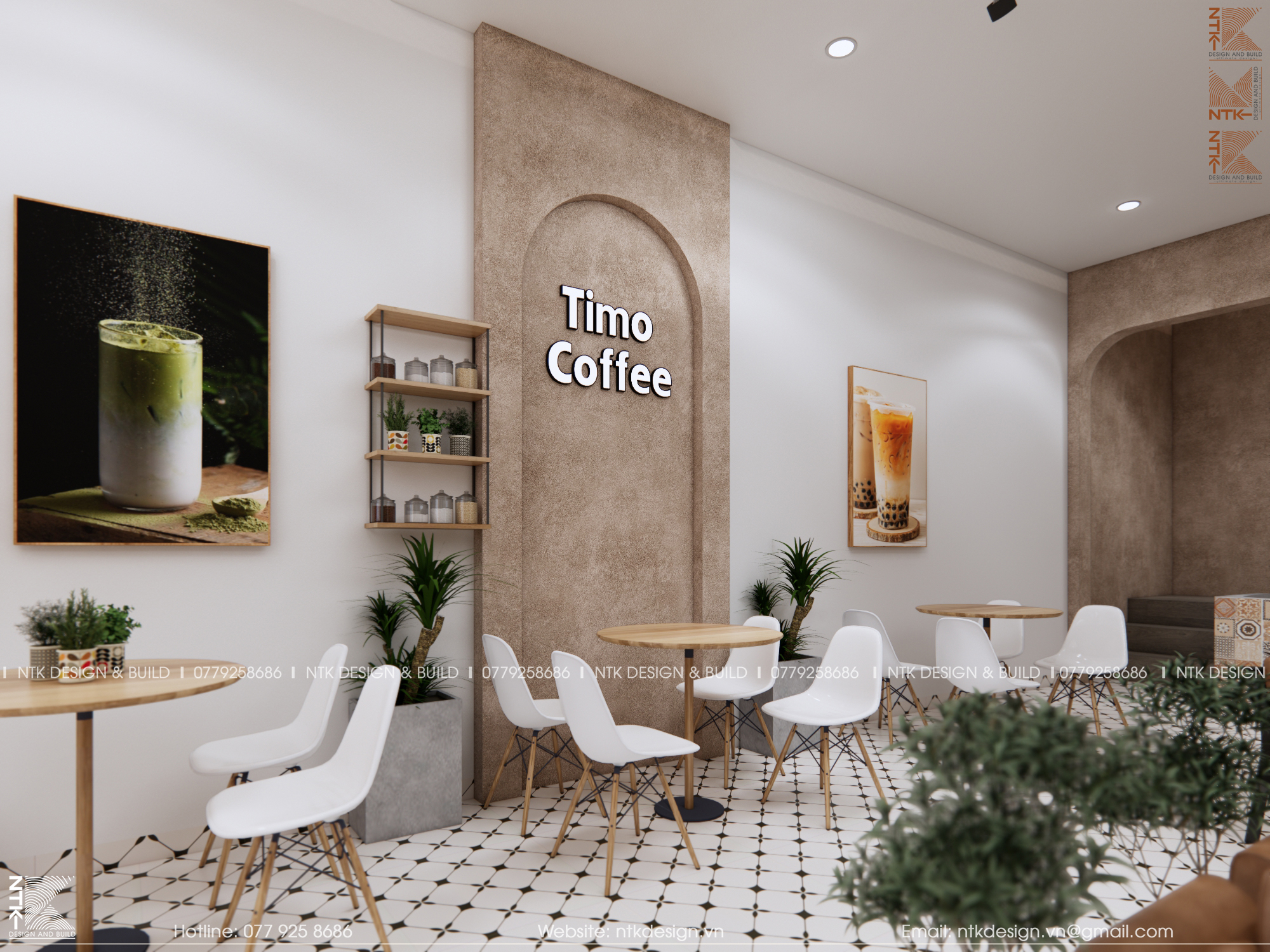 Thiết kế quán cà phê tại Bảo Lộc