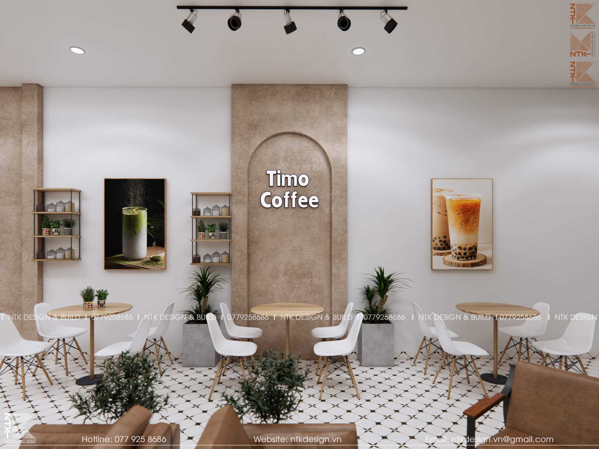 Thiết kế quán cà phê tại Bảo Lộc