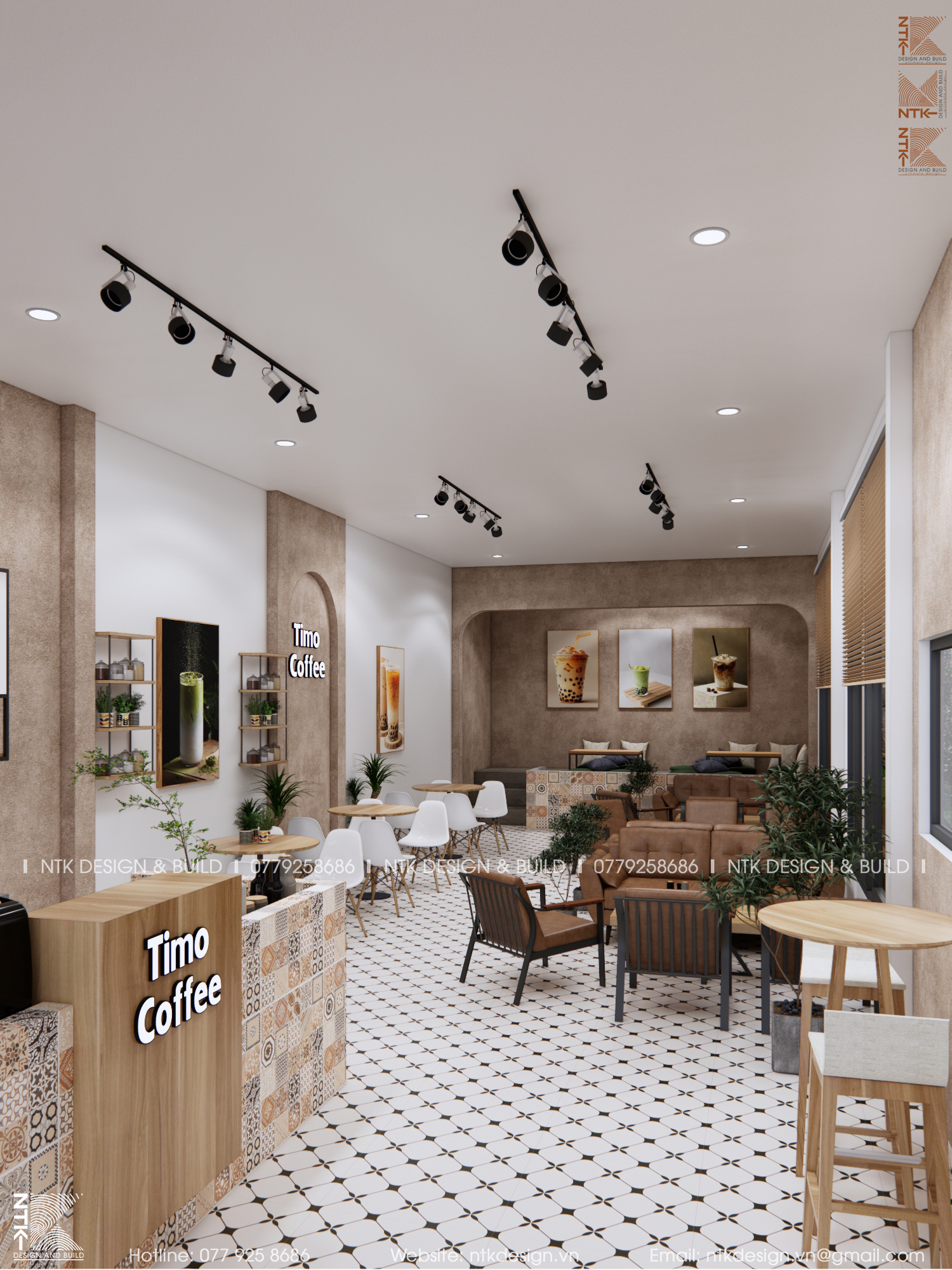 Thiết kế quán cà phê tại Bảo Lộc