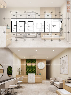 A01 Thiết kế nội thất Spa