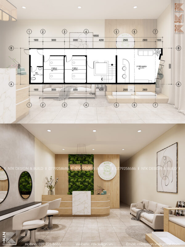 Thiết kế nội thất Spa