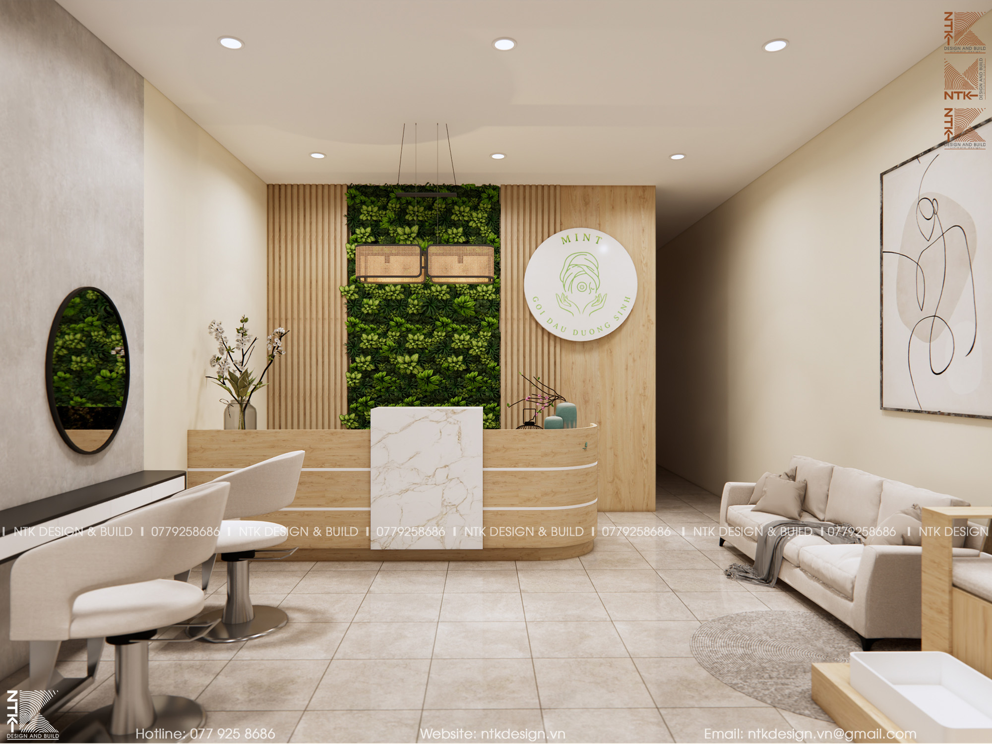 Thiết kế nội thất Spa