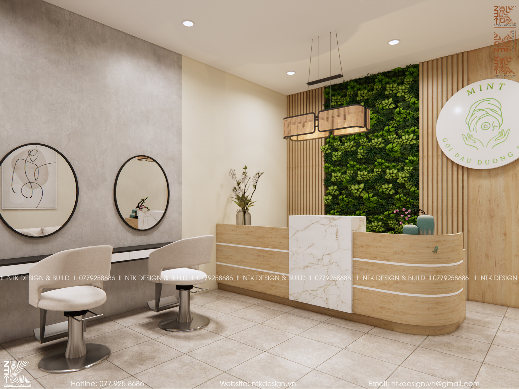 Thiết kế nội thất Spa