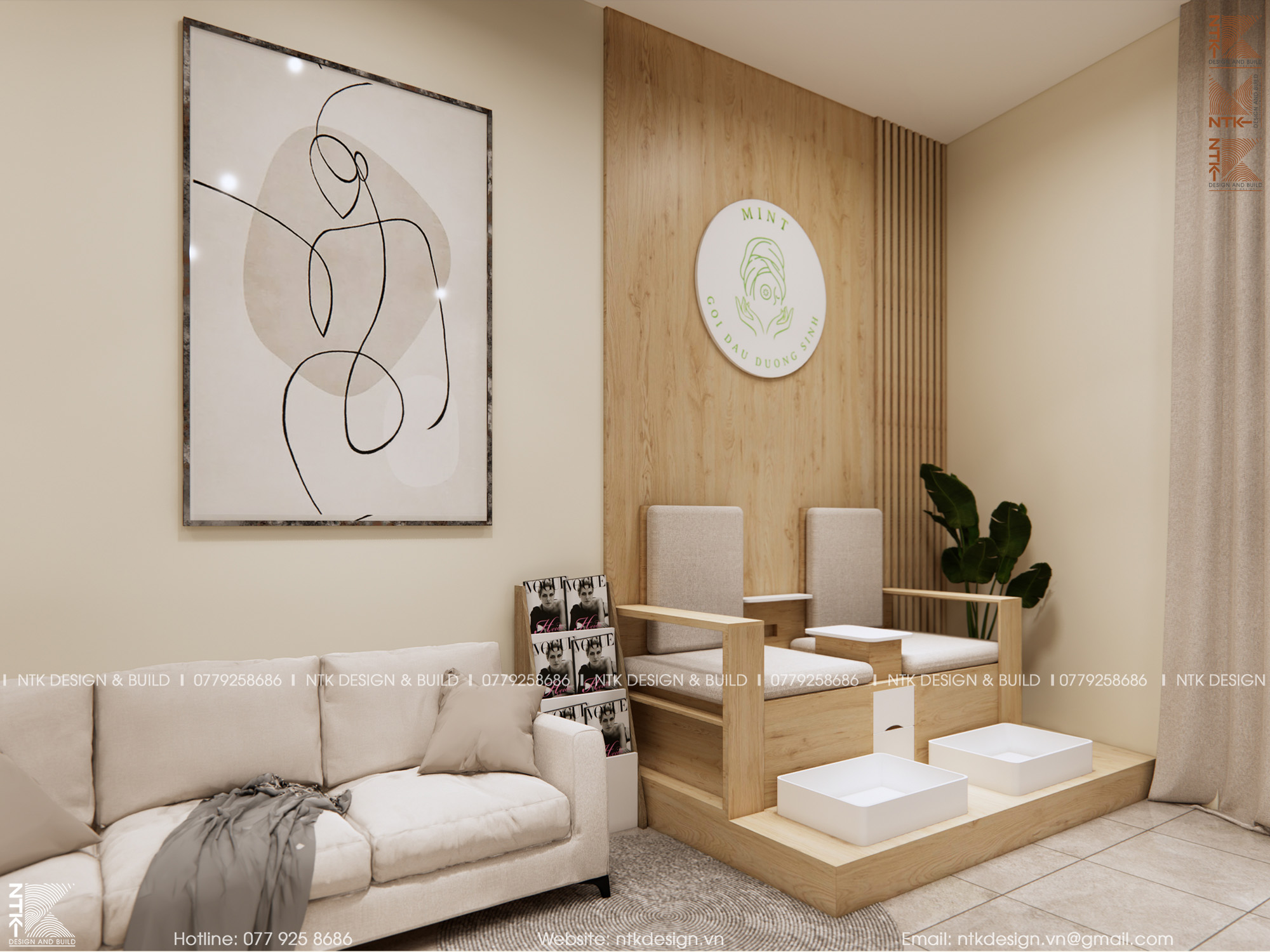 Thiết kế nội thất Spa