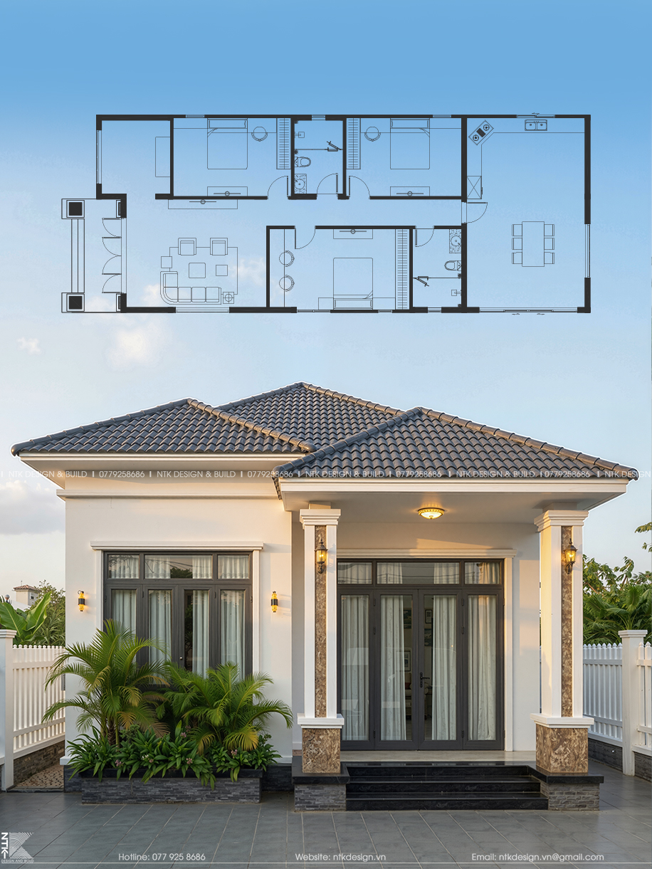 Biệt thự mái nhật tại bảo lộc