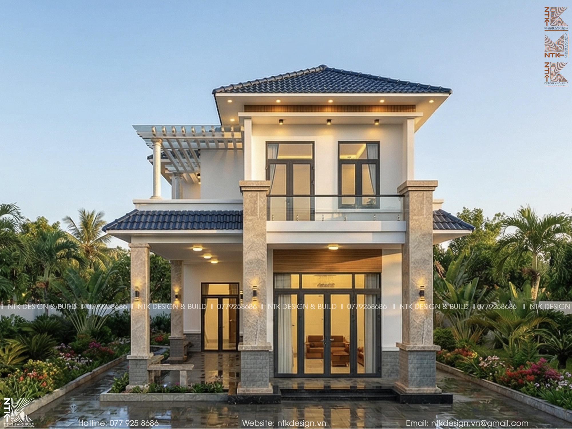 biệt thự mái nhật tại bảo lộc