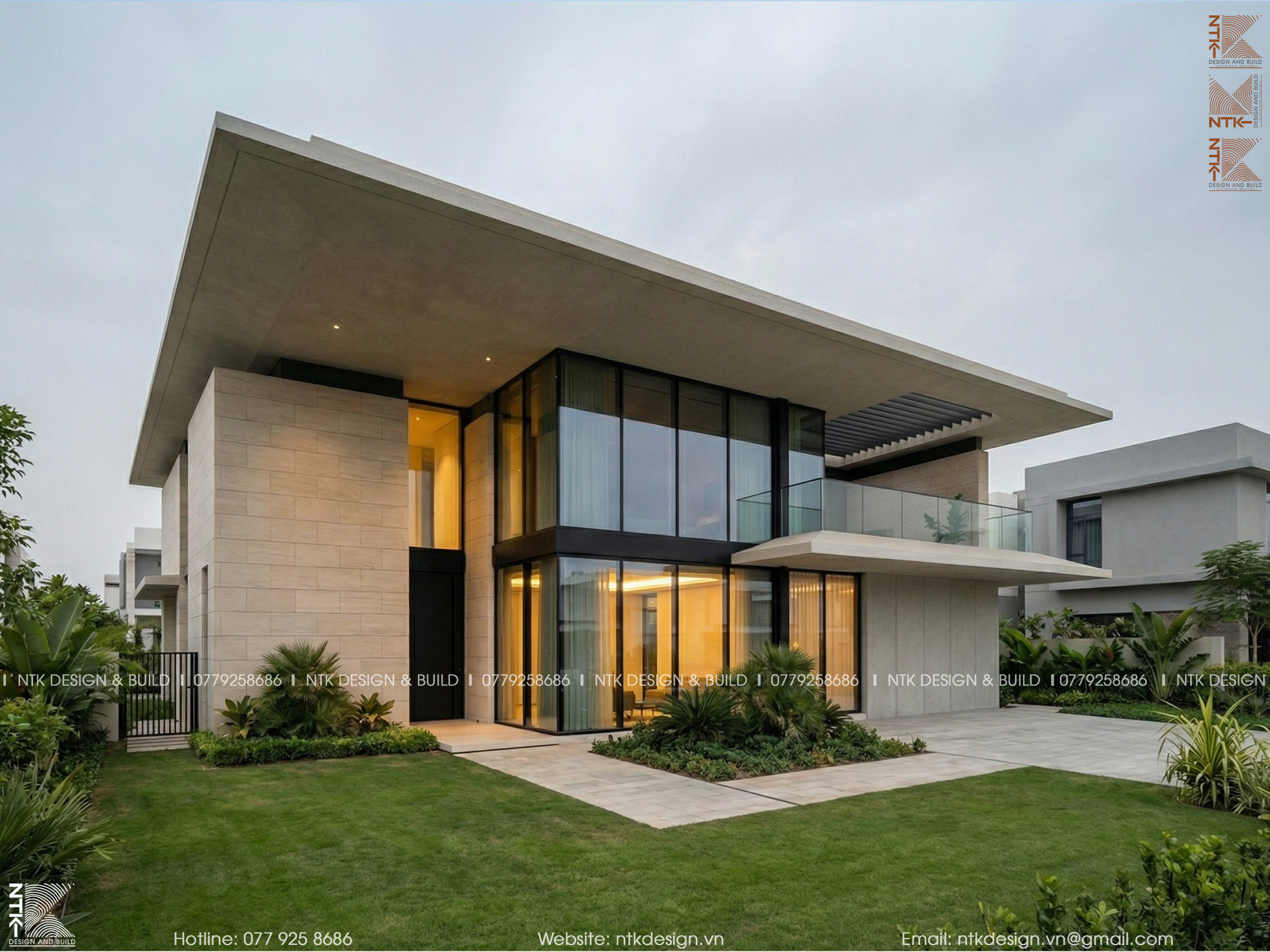 thiết kế biệt thự bảo lộc